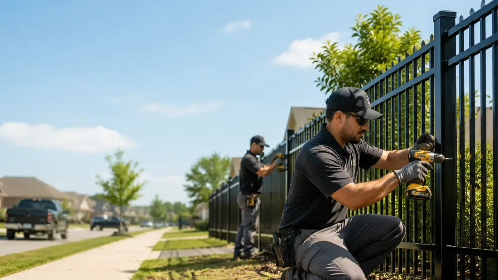 Metal Fence Installation in Roscoe, MN